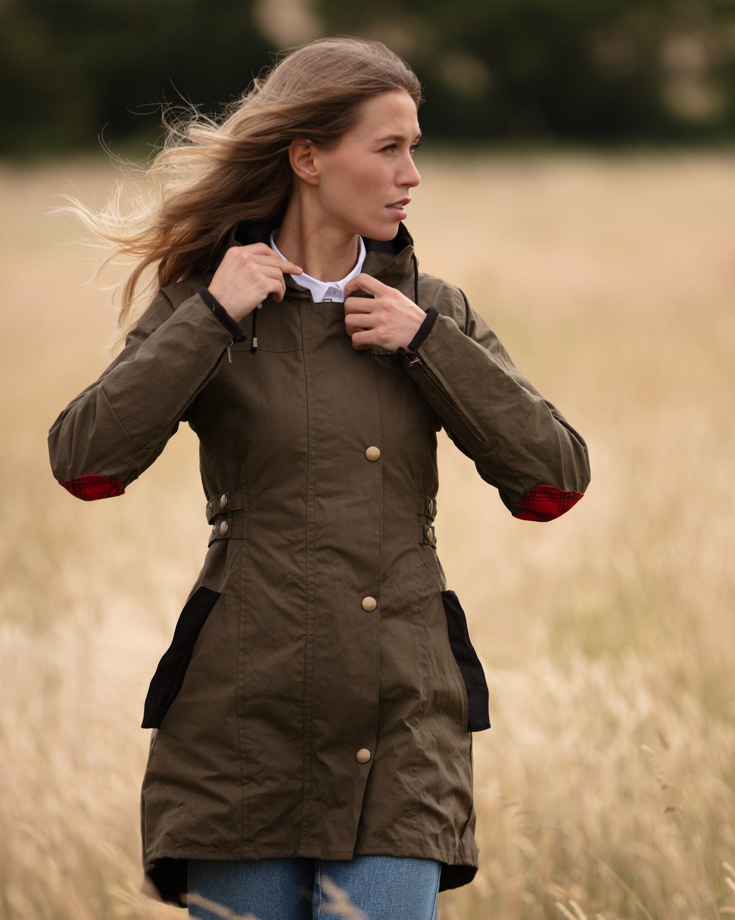 Women's Gleneagles Wax Jacket Olive