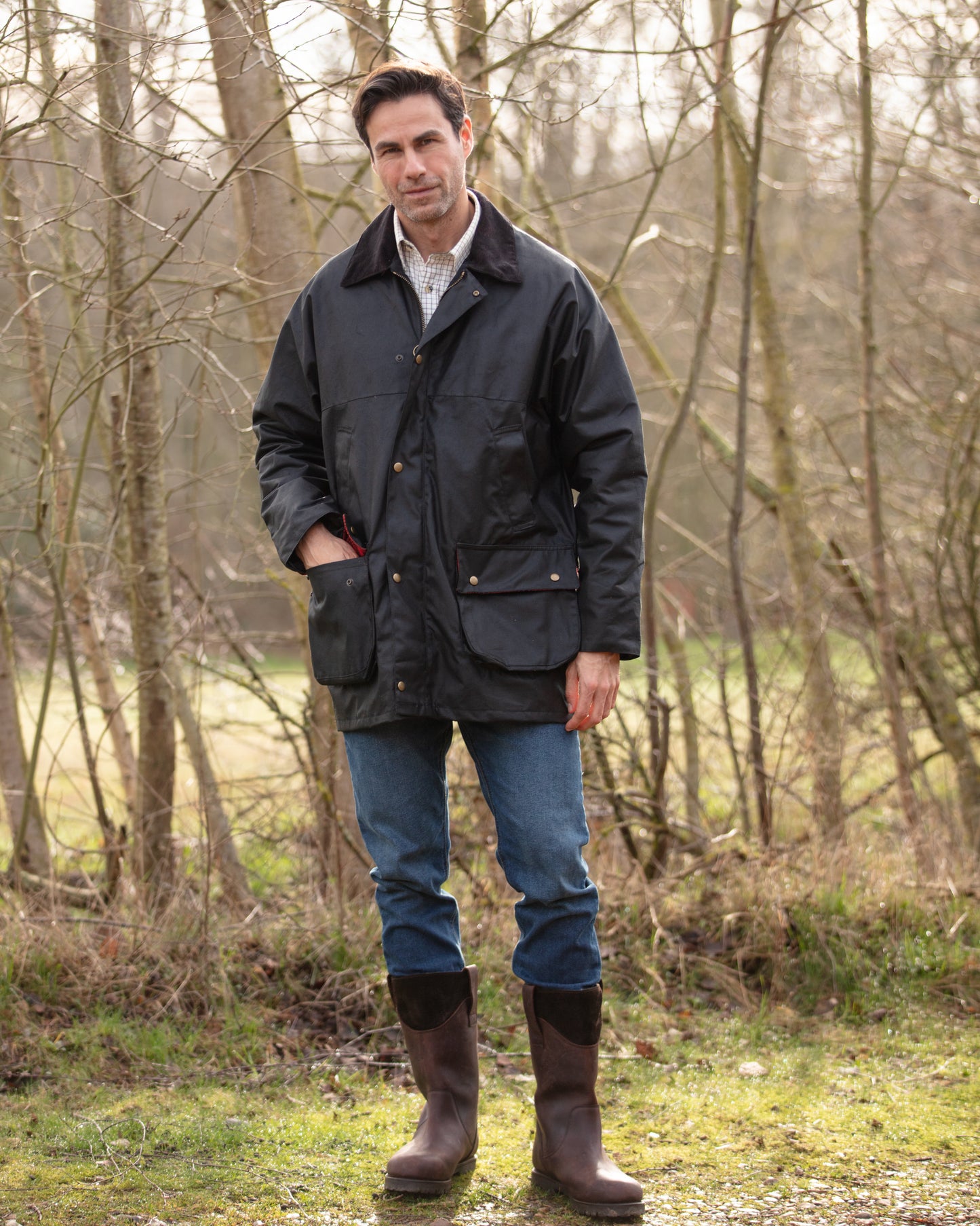 Mens wax jack, made in scotland