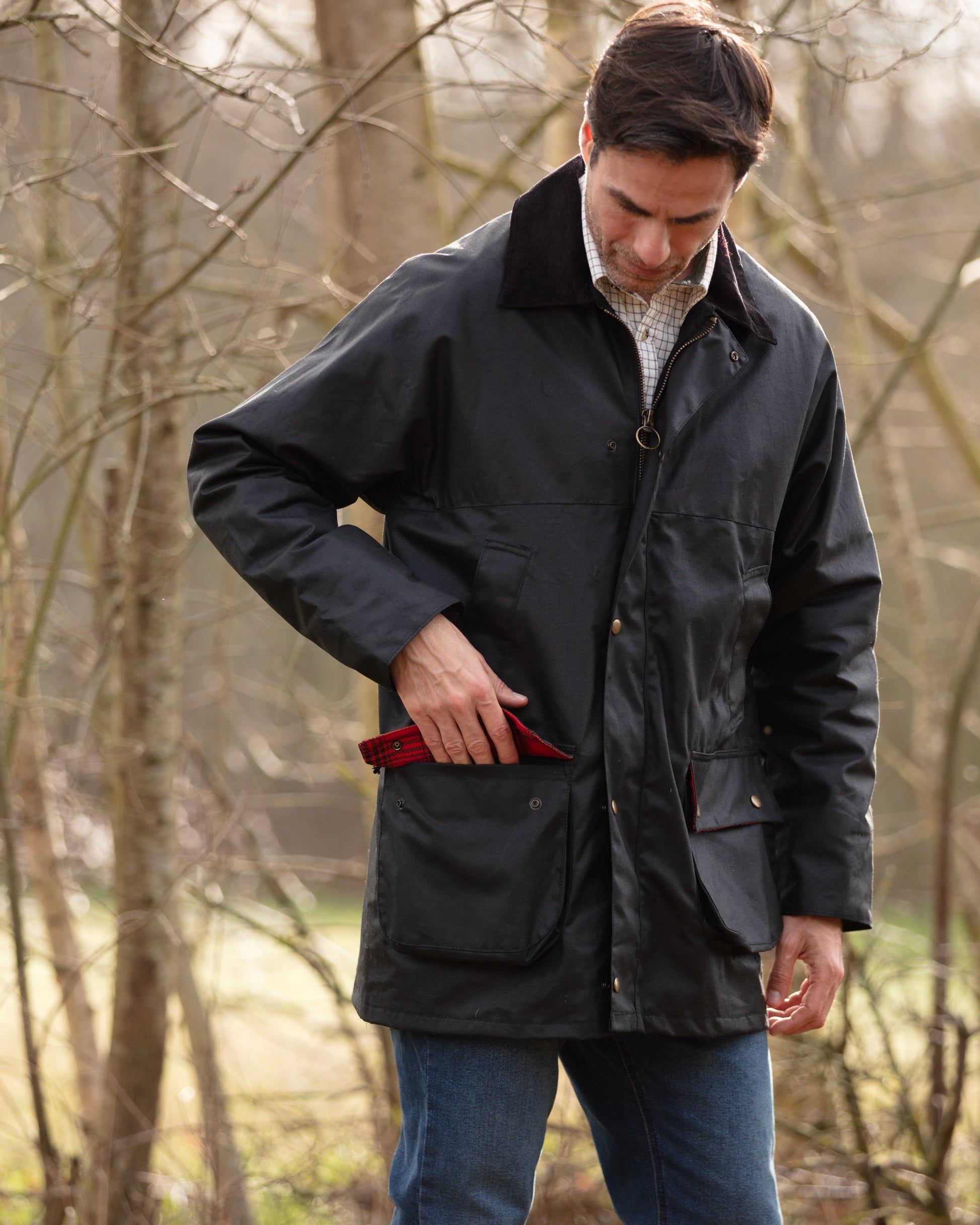 Men's wax jacket