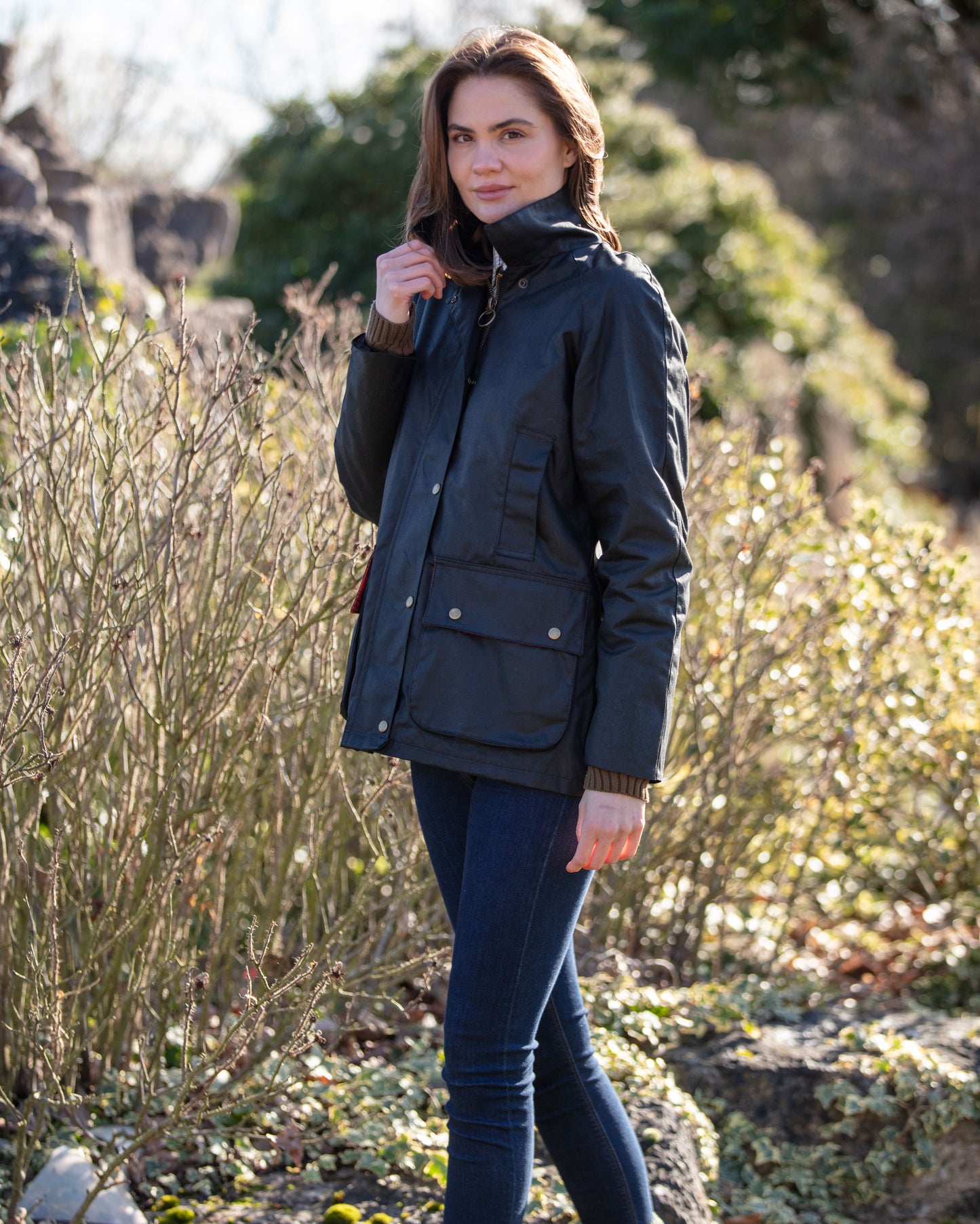 Women's Glen Affric Wax Jacket Black