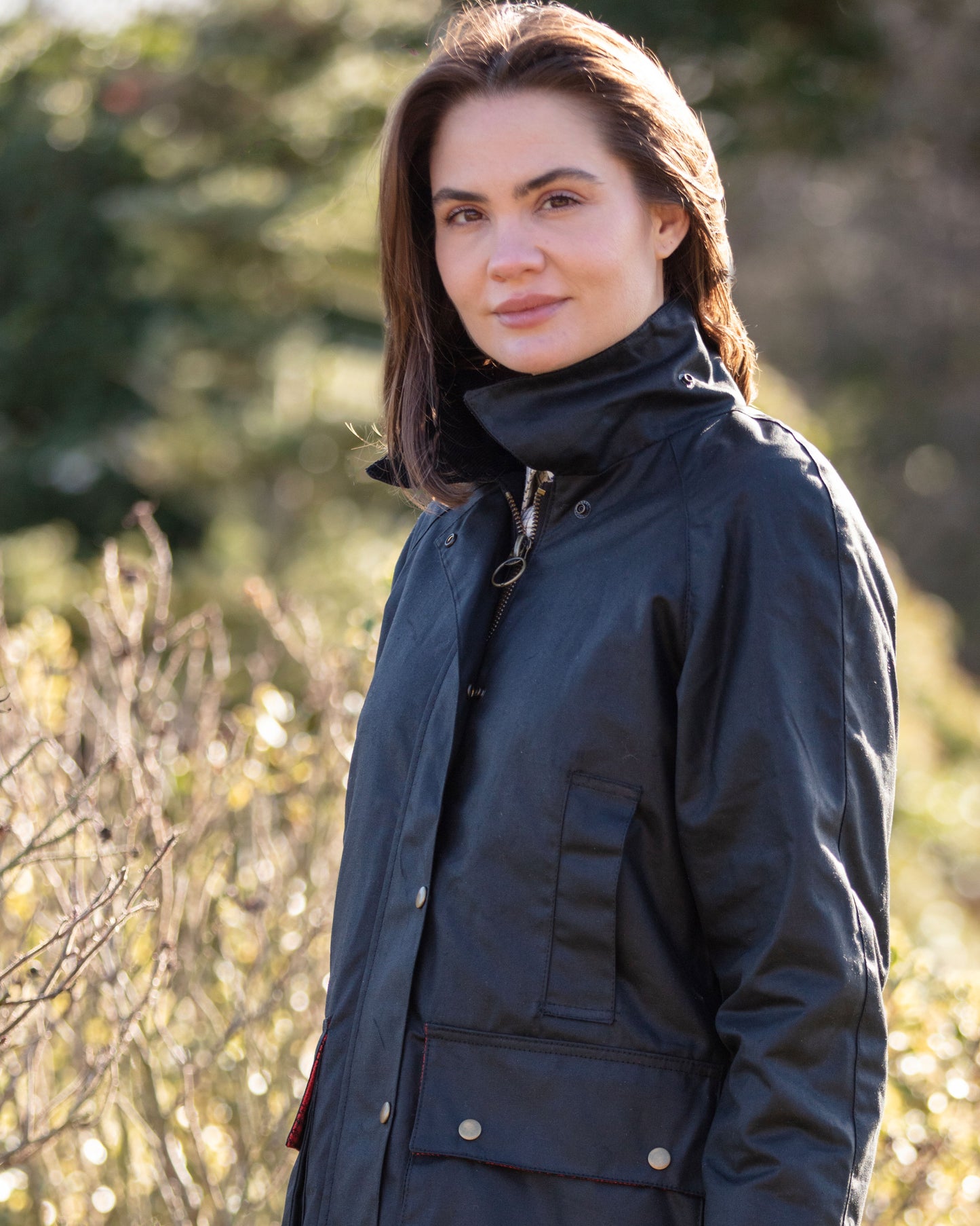 Women's Glen Affric Wax Jacket - Black