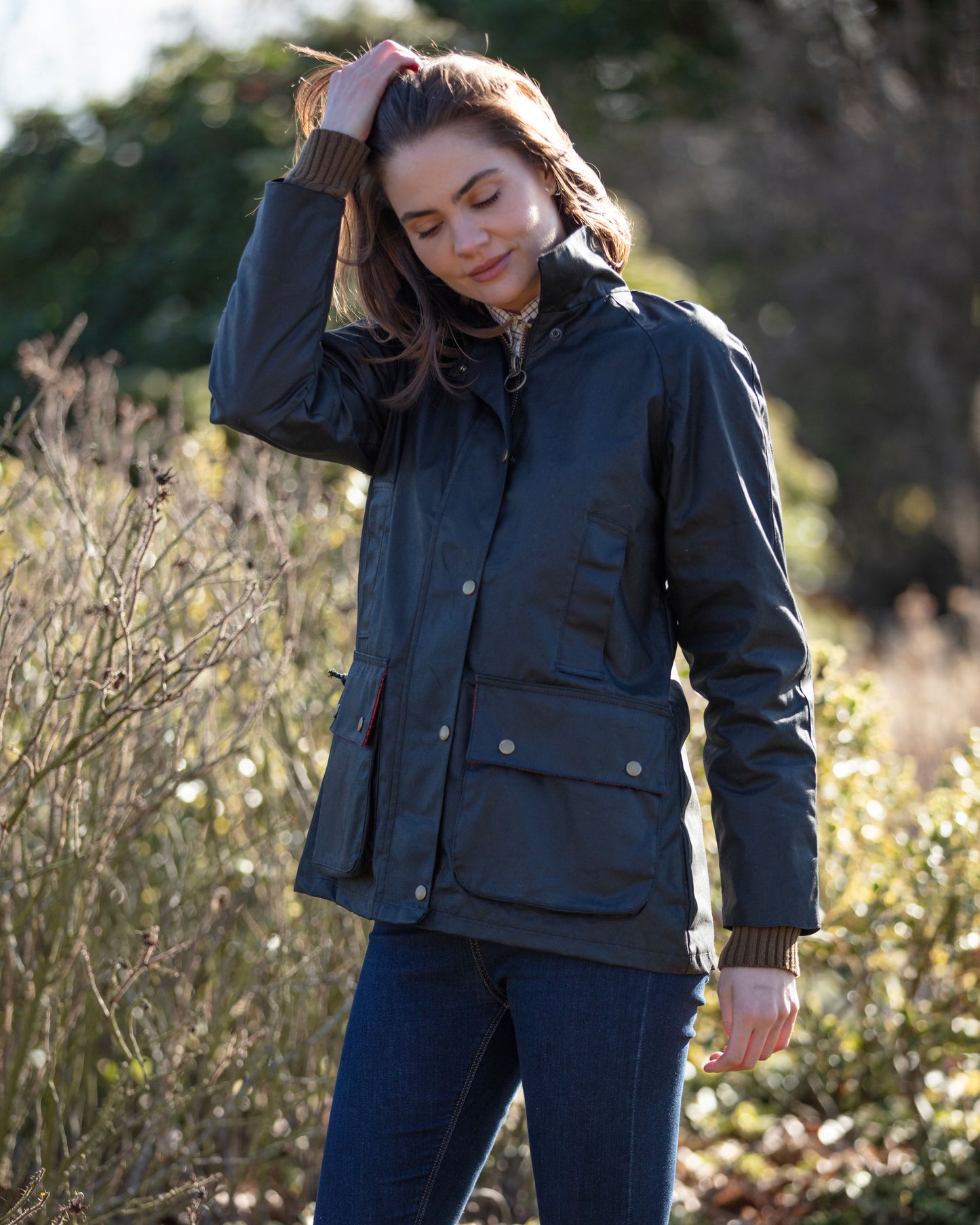 Women's Glen Affric Wax Jacket - Black