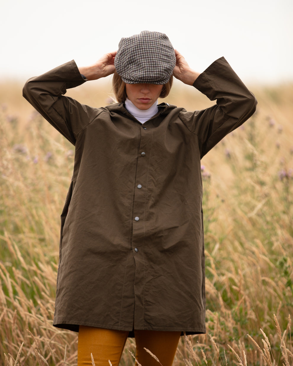 Women's Olive Loch Leven Rain Jacket Robertsons of Scotland